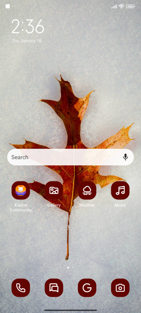 Leaf in Ice screenshot