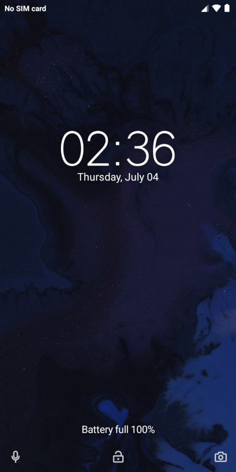 Android Q screenshot