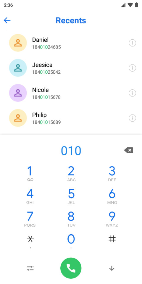 Android Q screenshot