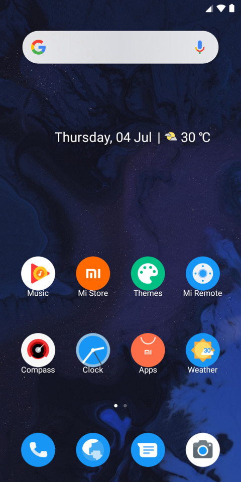 Android Q screenshot