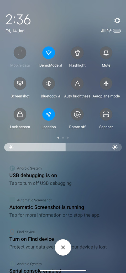 Force screenshot