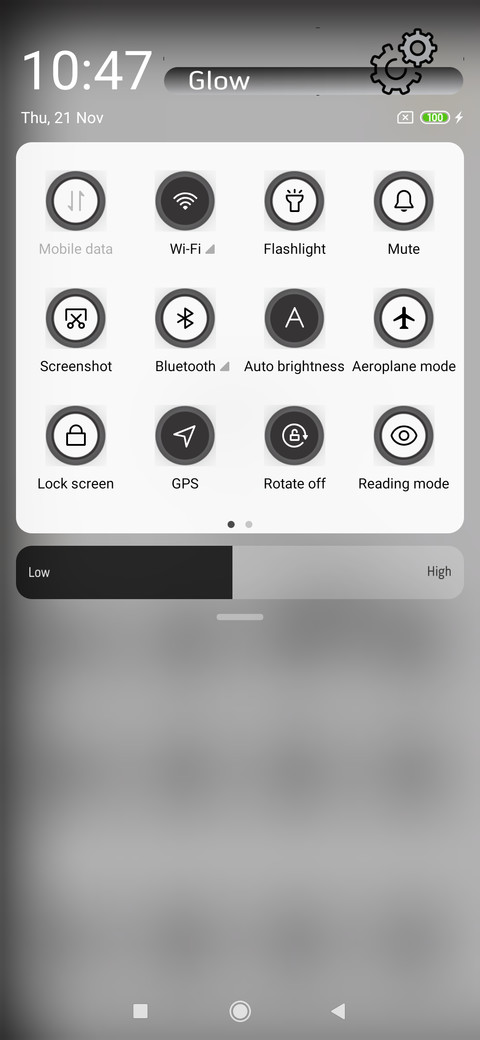 Glow v10 screenshot