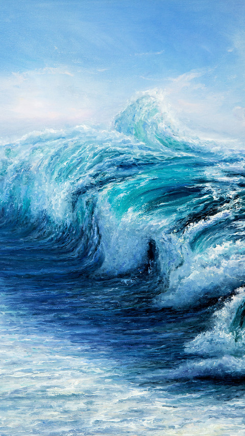 Rough Waves illustration screenshot
