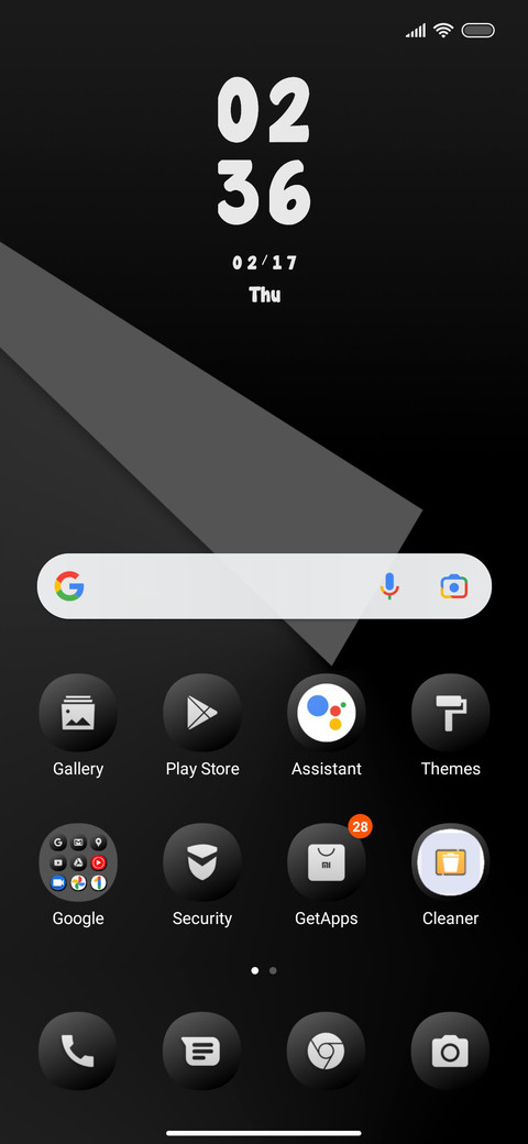 Minimal Black screenshot