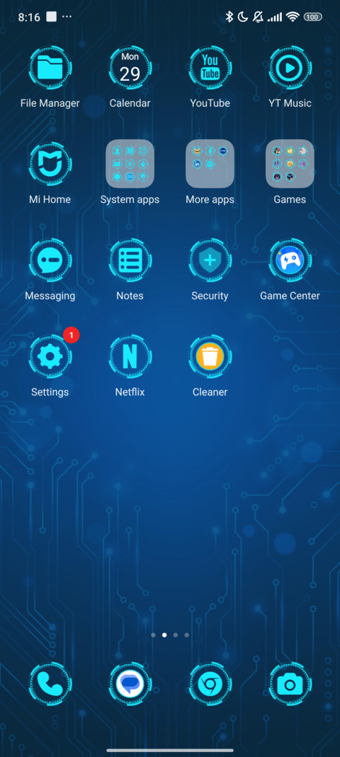 Neon Tech Current screenshot
