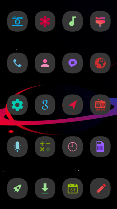 Dark Blue V10 screenshot