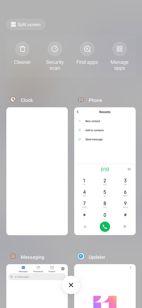 Blue simple bear screenshot
