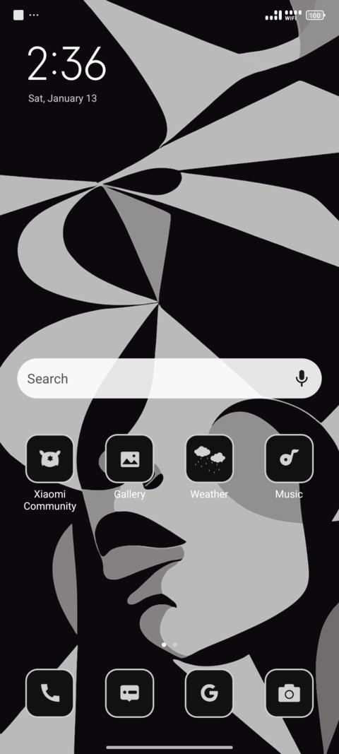 Abstract Face screenshot