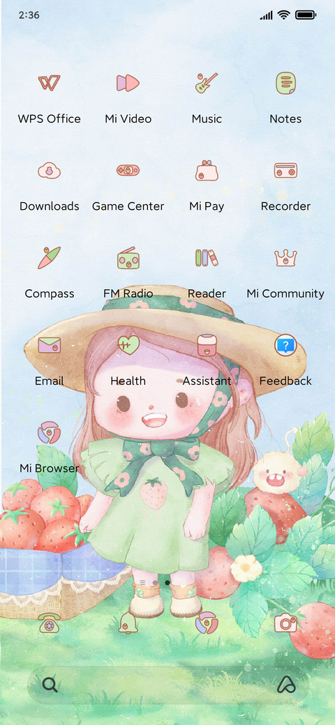 strawberry screenshot