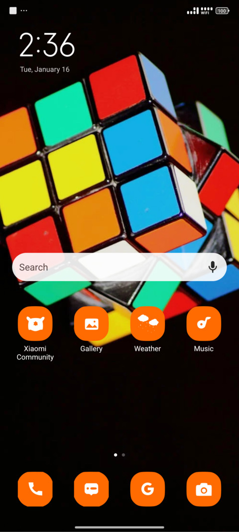 colorful cube screenshot