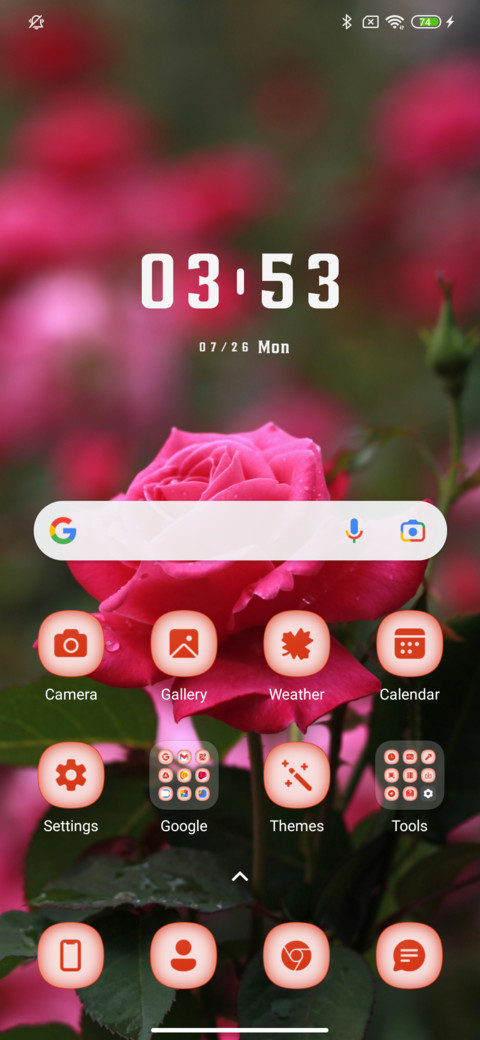 khm Rose theme screenshot