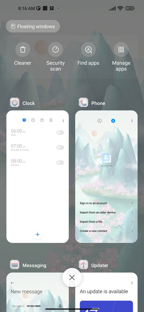 Mountain peach screenshot