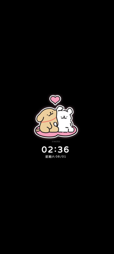 线条小狗心动拍立得 screenshot