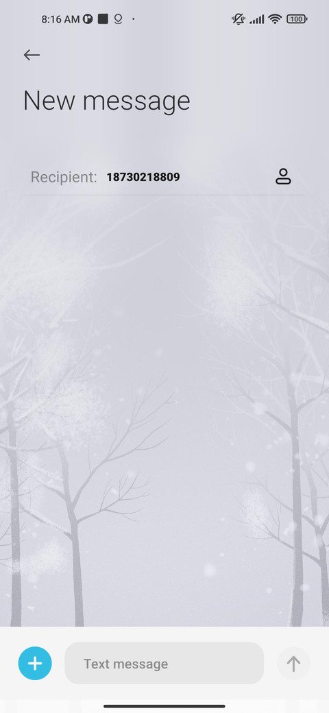 Grey snow screenshot