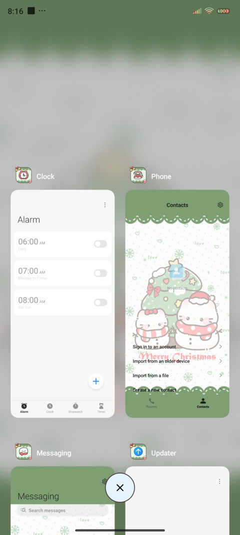 Christmas with cat screenshot