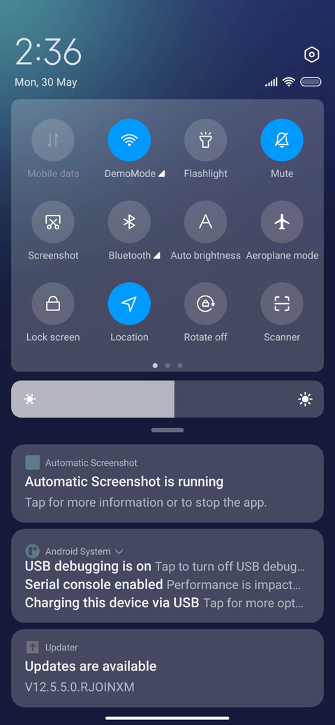 dark technology screenshot