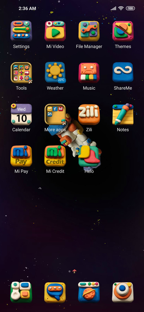 SpaceMan Clay screenshot