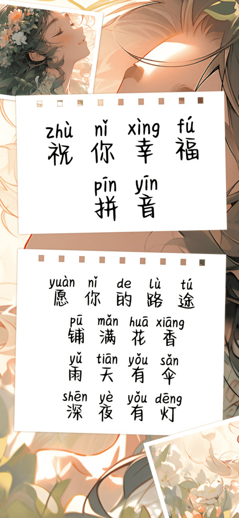 祝你幸福拼音 screenshot