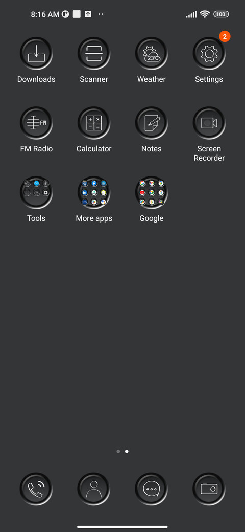 Dark v3 screenshot