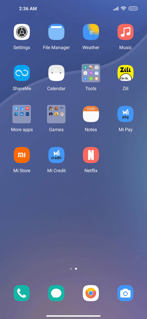 Glass clock screenshot