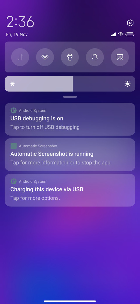 Gradient screenshot