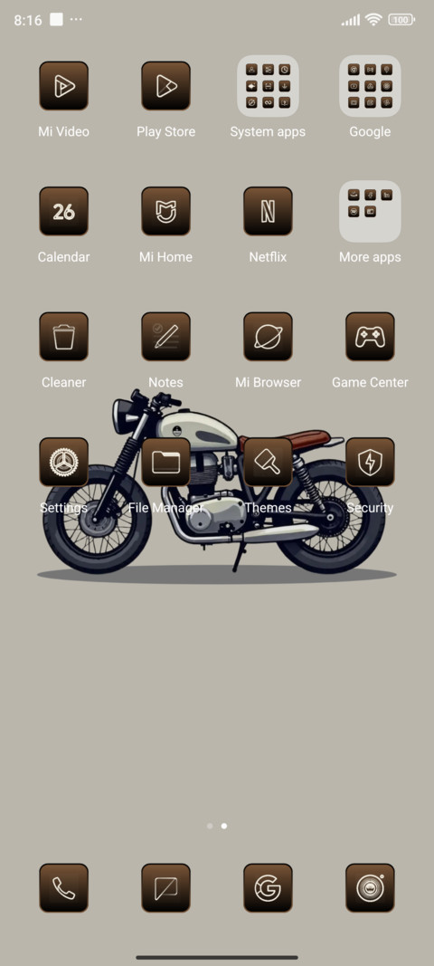 classic motorbike screenshot
