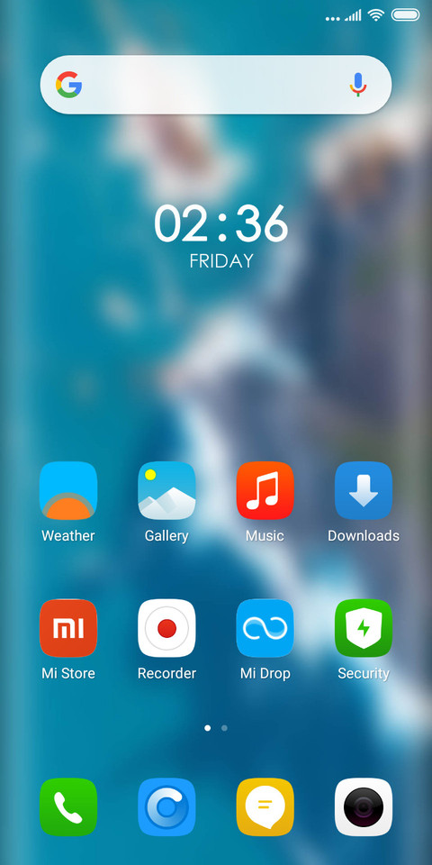 Andriod P  screenshot