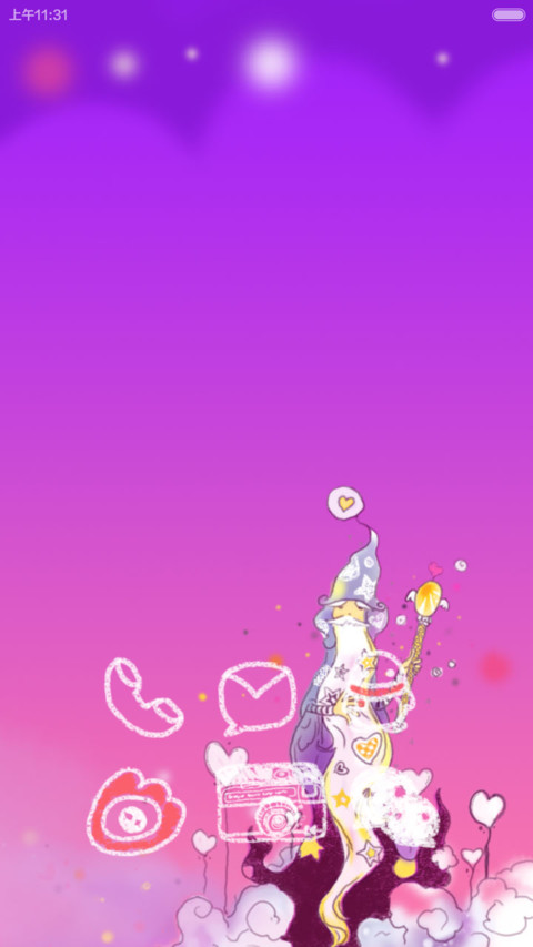 占卜师(手绘+3锁屏壁纸+自由桌面) screenshot