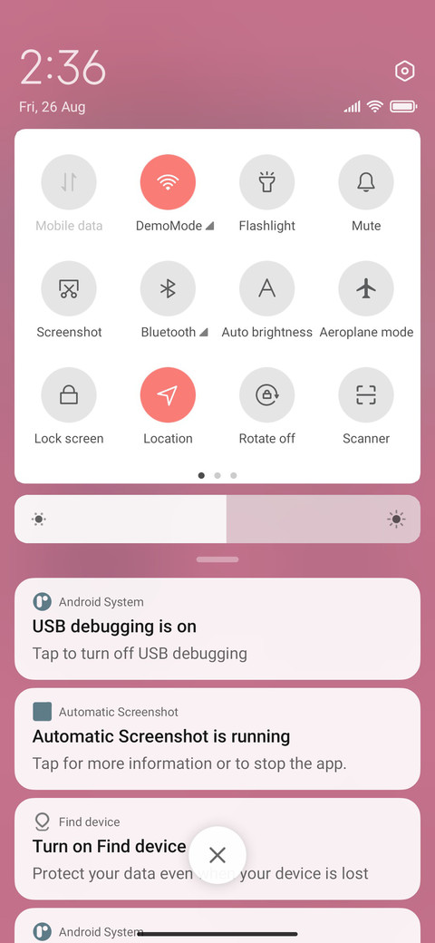 game console screenshot