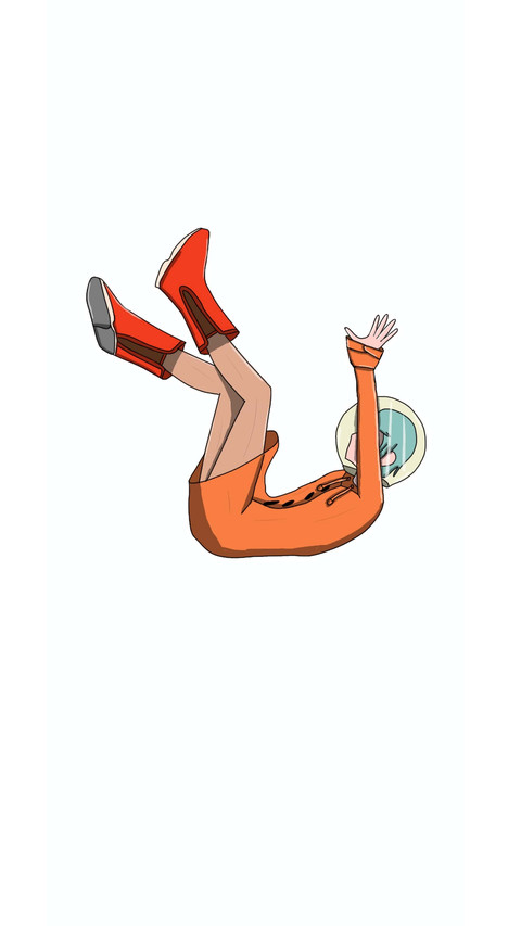 falling girl screenshot