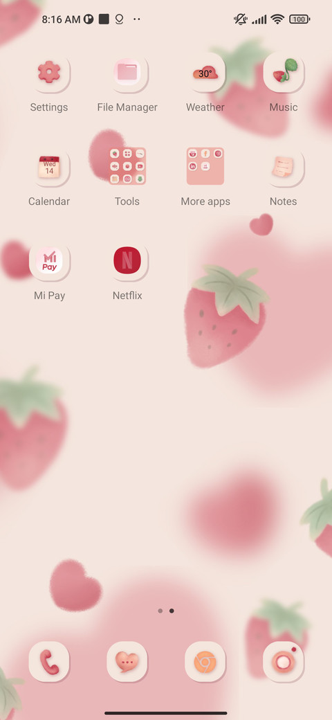 Strawberry Bowknot screenshot
