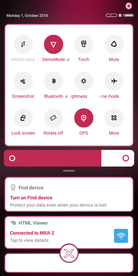 Confort screenshot