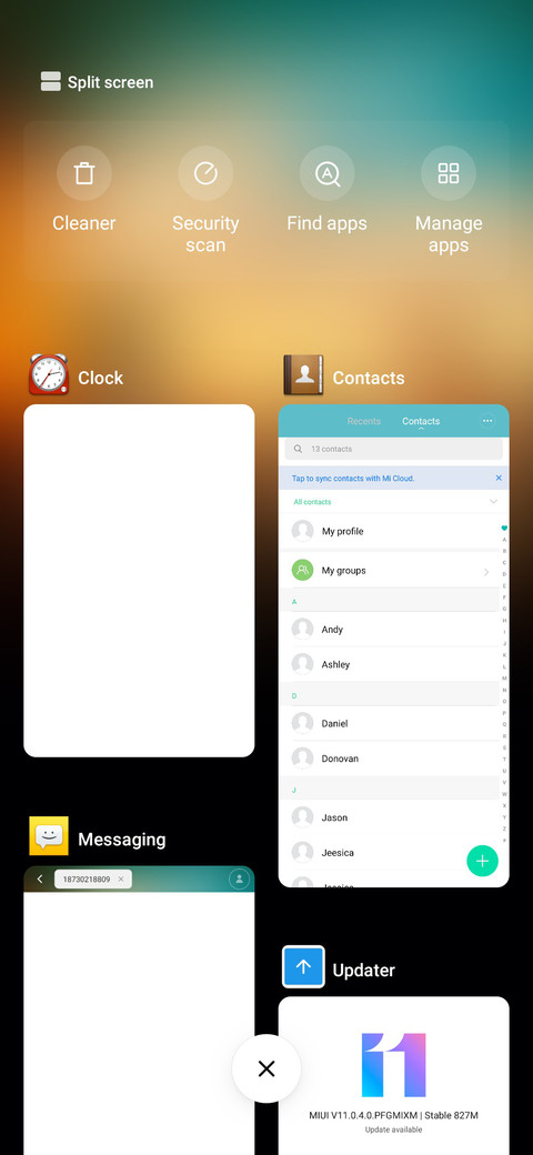 LG G2 screenshot