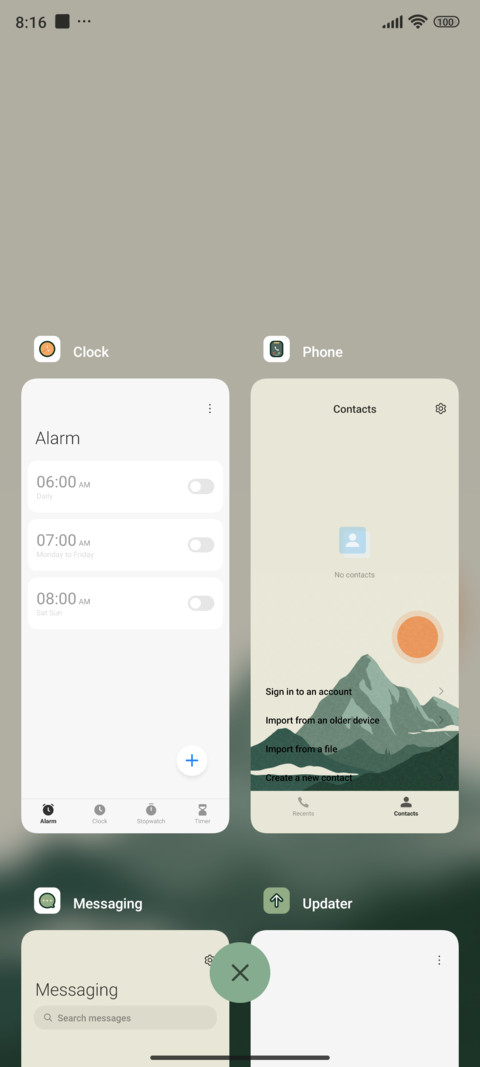 Retro Sunrise screenshot