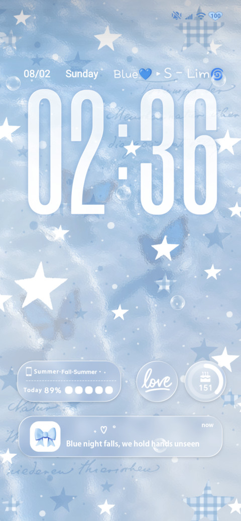 Ice Blue Star screenshot