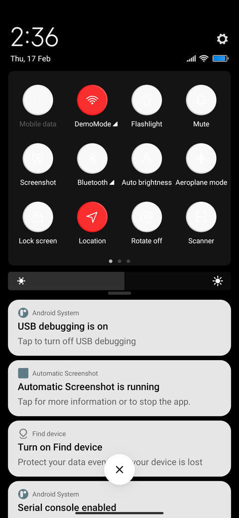 HTC Dark Red screenshot
