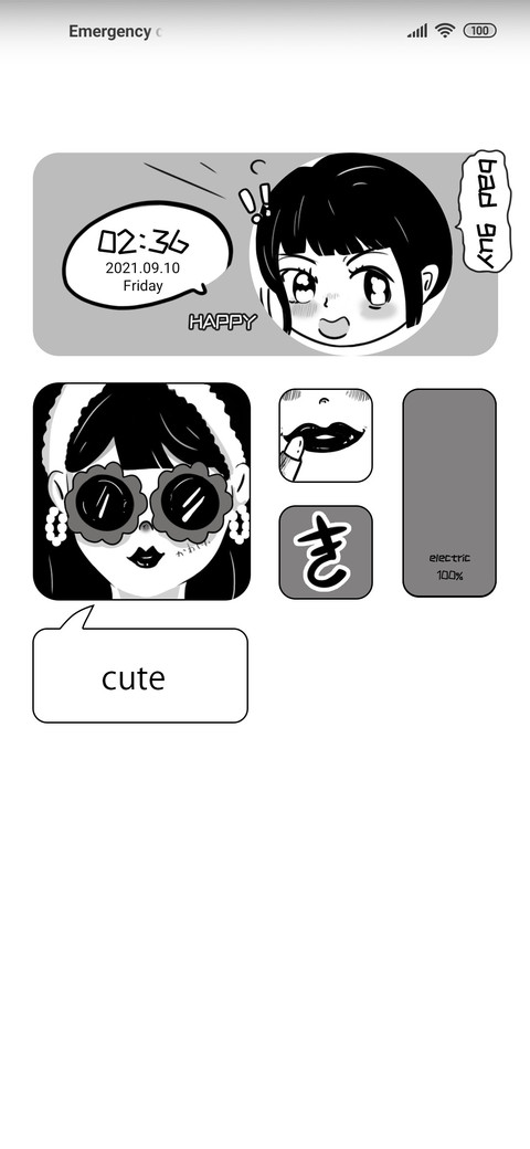 Cool Manga Girl screenshot