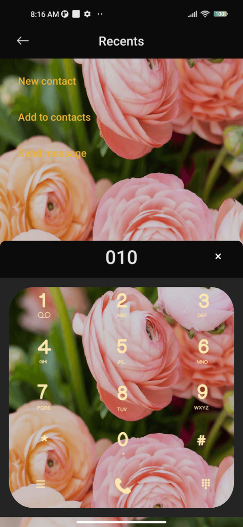 Pink rose screenshot