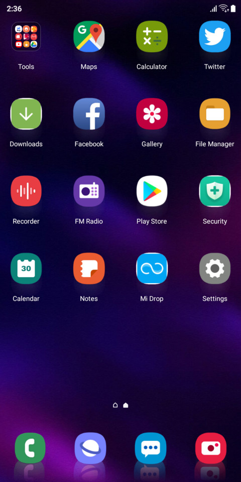 One UI DARK_DWM19 screenshot