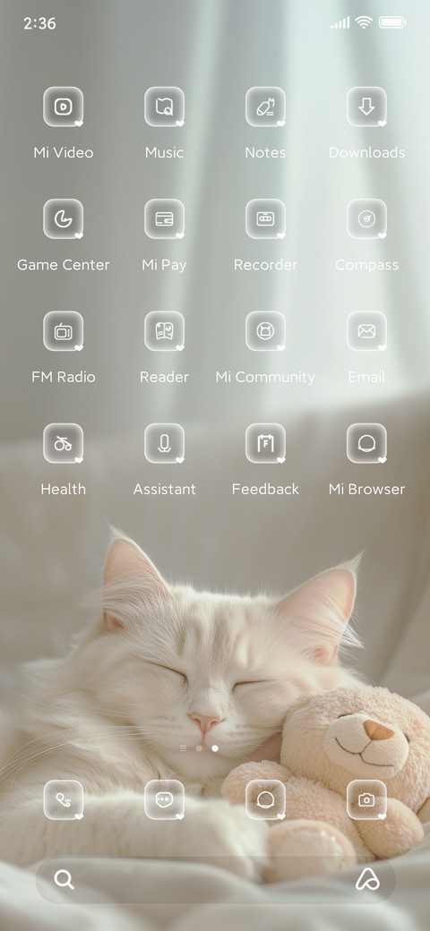 White big cat screenshot