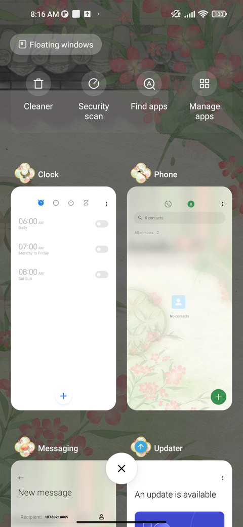 Window view screenshot