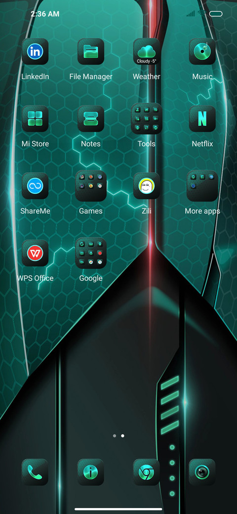 Grid metal screenshot