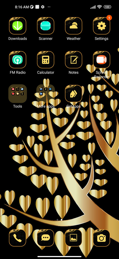 Luxury floral screenshot