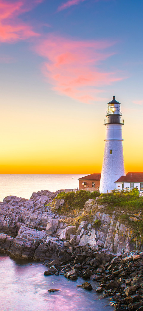 The Lighthouse in the Sunset-PAIXIN screenshot