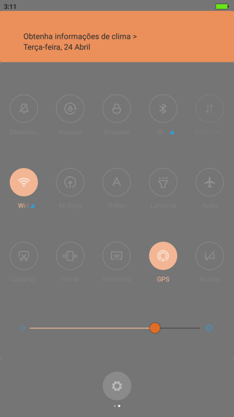 Orange Accents screenshot
