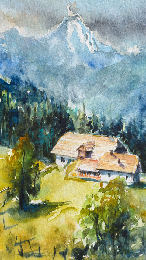 Healing oil painting screenshot