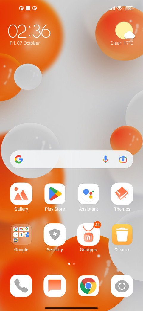 Bubbles light screenshot