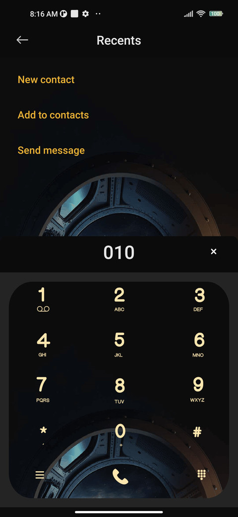 Empty window screenshot