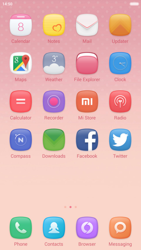 MIUI 7-Pink Blush screenshot