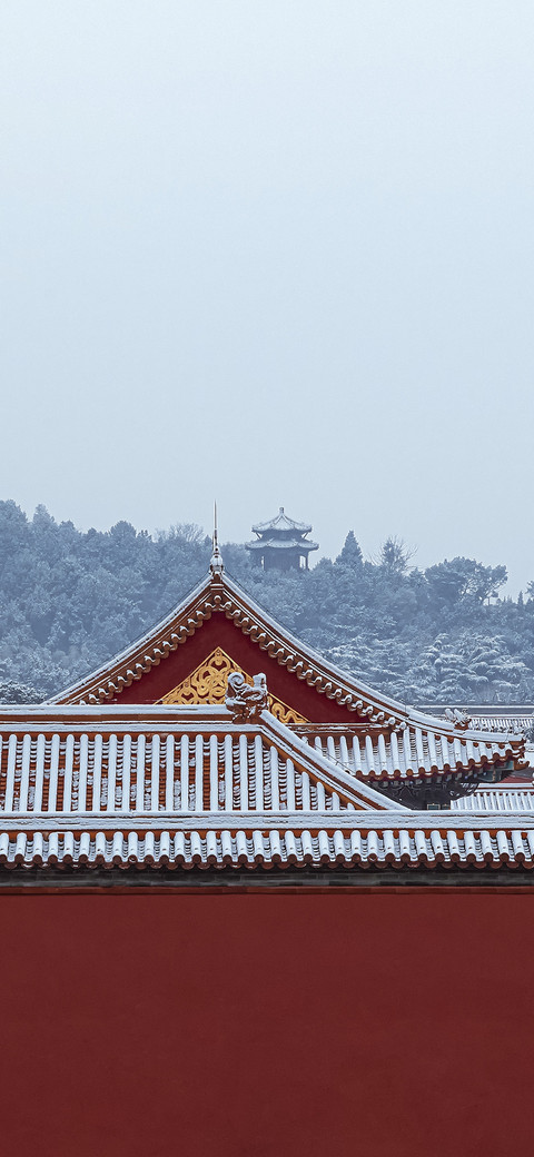 古墙与冬雪-视觉中国 screenshot